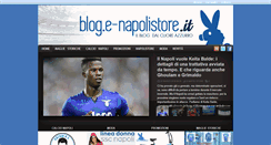 Desktop Screenshot of blog.e-napolistore.it