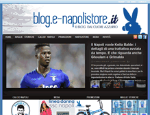 Tablet Screenshot of blog.e-napolistore.it